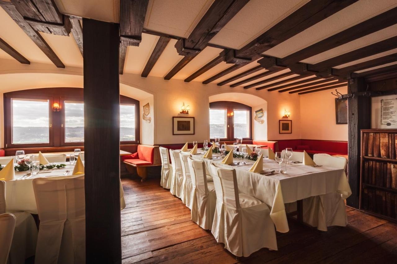 Hotel-Restaurant Burg Hornberg Neckarzimmern Kültér fotó