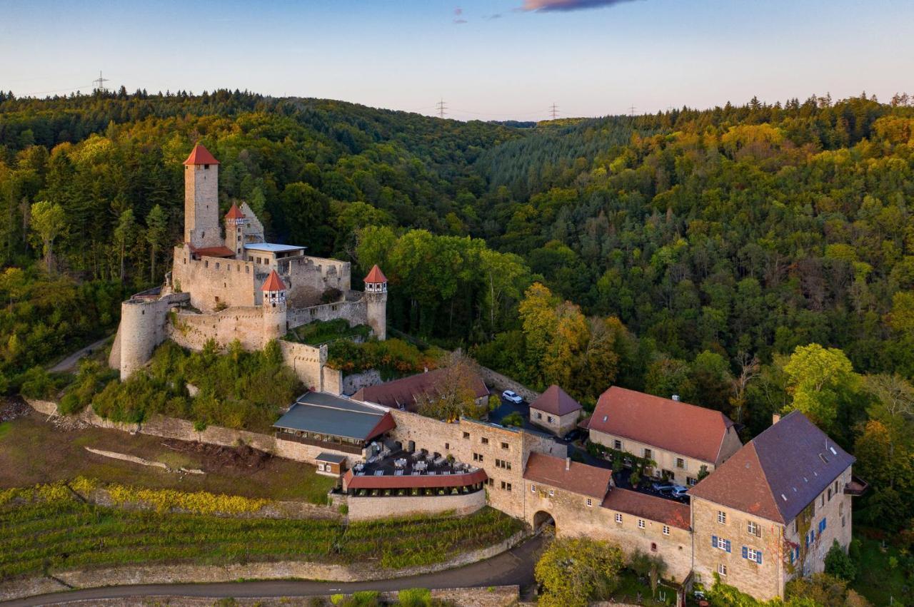 Hotel-Restaurant Burg Hornberg Neckarzimmern Kültér fotó